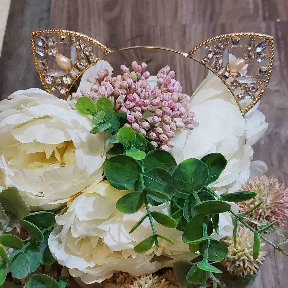 𝅺Jeweled ears‎ headband